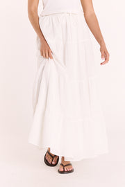 Elena Skirt - White