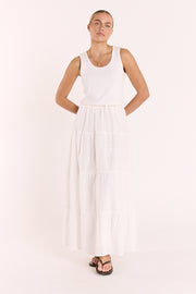 Elena Skirt - White