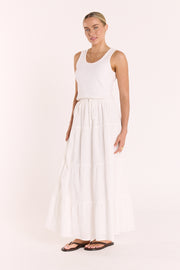 Elena Skirt - White