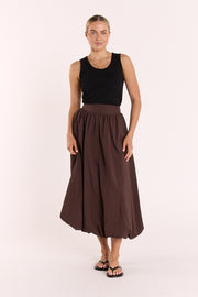 Aria Skirt - Chocolate