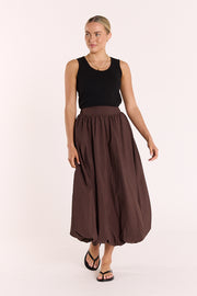 Aria Skirt - Chocolate