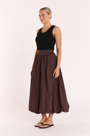 Aria Skirt - Chocolate