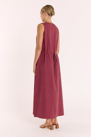 Eleanor Maxi Dress - Wine