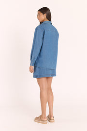 Violet Shirt - Amalfi Blue