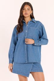 Violet Shirt - Amalfi Blue