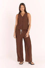 Eliza Top - Chocolate