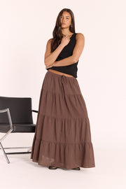 Elena Skirt - Chocolate