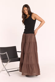 Elena Skirt - Chocolate