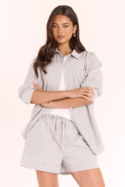 Emily Shirt - Ink Stripe