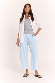 Eleanor Barrel Pant - Blue