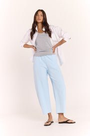 Eleanor Barrel Pant - Blue