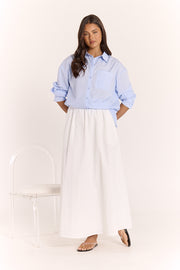 Emily Shirt - Blue Stripe