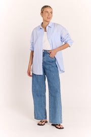 Emily Shirt - Blue Stripe