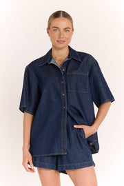 Arlo Denim Shirt - Dark Blue