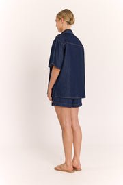 Arlo Denim Shirt - Dark Blue