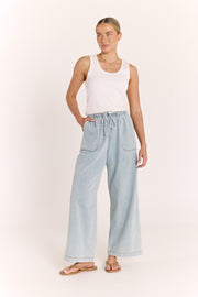 Arlo Relaxed Pant - Summer Blue