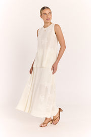 Iris Skirt - Cream