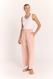 Eleanor Barrel Pant - Peach