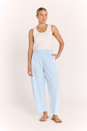 Eleanor Barrel Pant - Blue