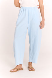 Eleanor Barrel Pant - Blue