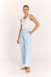 Eleanor Barrel Pant - Blue
