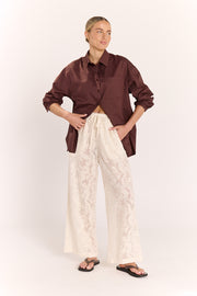 Valerie Pant - Cream Lace