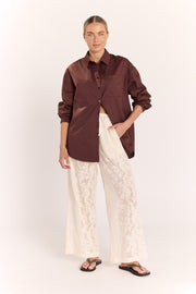 Valerie Pant - Cream Lace