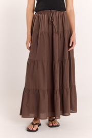 Elena Skirt - Chocolate