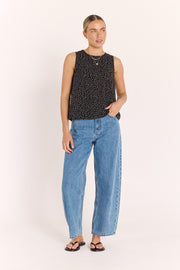 Luna Top - Black Spot