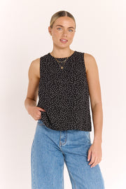 Luna Top - Black Spot