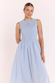 Lottie Dress - Blue Gingham