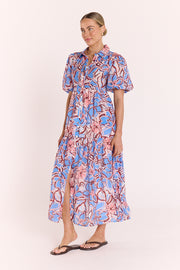 Marcie Dress - Blue Floral