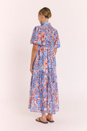 Marcie Dress - Blue Floral