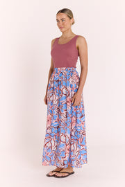 Marcie Skirt - Blue Floral