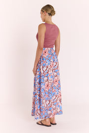 Marcie Skirt - Blue Floral
