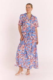Marcie Shirt - Blue Floral