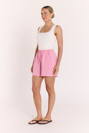 Lottie Short - Pink Gingham