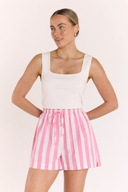 Leah Short - Pink Stripe