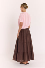 Elsie Crochet Top - Pink