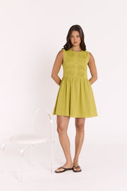 Clara Dress - Pistachio
