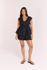 Daisy Top - Black
