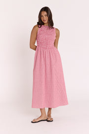 Lottie Dress - Red Gingham