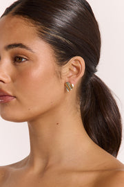 Olivia Heart Earrings - Gold