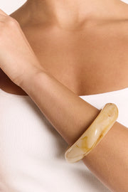 Jasmine Bangle - Cream