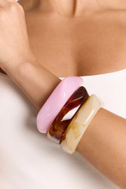 Jasmine Bangle - Pink