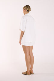 Arlo Denim Shirt - White