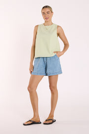 Naomi Tank - Green Stripe