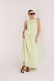Naomi Tank - Green Stripe