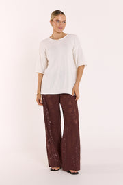 Indi Oversized Tee - White
