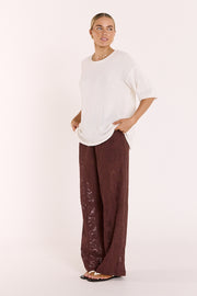 Indi Oversized Tee - White